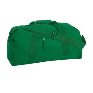 NWOT Kelly Green Large Square Duffel Bag
